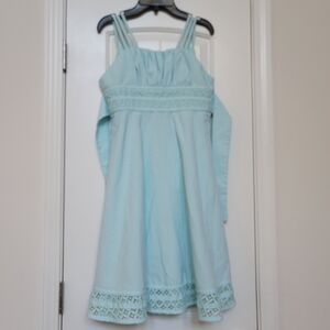Bonnie Jean Girls Light Blue Dress Sz-16
